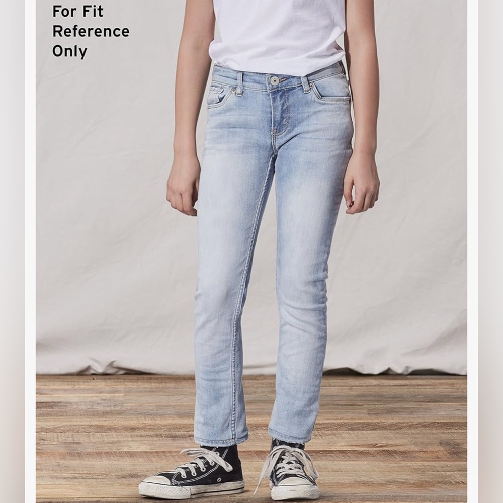 Levi's 711 Skinny Fit Light Blue Distressed Jeans Size 7Reg